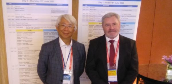 Dr Francis Kwong Of ADVA, And Kimer Med's Dr Mike Schmidt, At The Asia Dengue Summit 2023